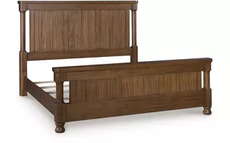 Ashley rowlenstown king/cal king poster headboard in brown