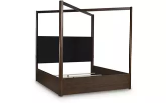 Ashley dilenno k/ck uph poster hb/fb/slats in dark brown