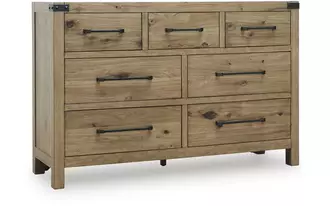 Ashley ridgester dresser in light brown