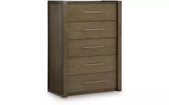 five drawer chest marxmore brown