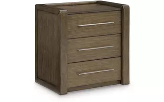 three drawer night stand marxmore brown