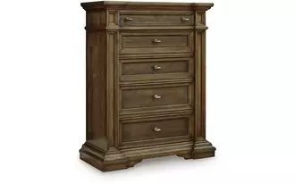 five drawer chest frantanna brown