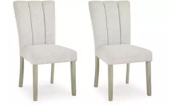 dining uph side chair (2/cn) larawyn bisque