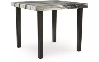 Ashley jeshina square drm counter table in dark brown