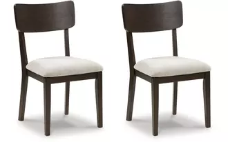 dining uph side chair (2/cn) mallenette merlot