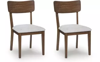dining uph side chair (2/cn) tameride brown