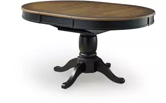 oval drm butterfly ext table clorazi black/brown