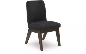 dining uph side chair (2/cn) dilenno dark brown
