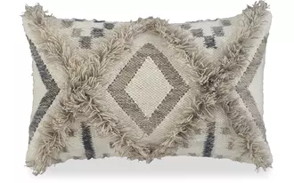 Ashley liviah pillow in tan/cream/gray