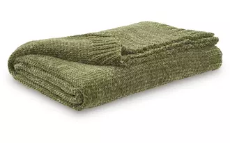 Ashley anawood throw (3/cs) in olive green
