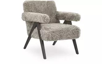 Ashley goda accent chair in mocha