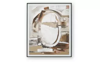 Ashley bradlow wall art in brown/white/black