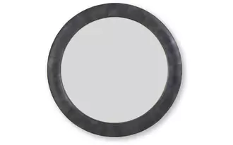 Ashley corinsworth accent mirror in charcoal/brass finish