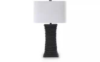 Ashley golzar poly table lamp (1/cn) in black