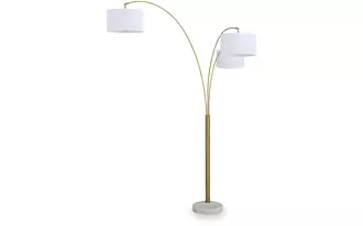 metal arc lamp (1/cn) valo gold finish
