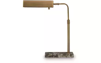 Ashley yafe metal desk lamp (1/cn) in bronze finish