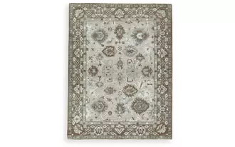 memory foam large rug ainswick brown/beige/gray