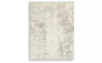Ashley raif large rug in gray/white/cream