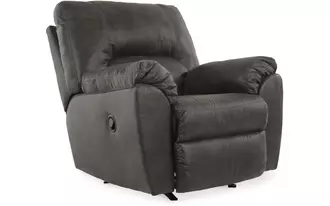 Ashley minneola rocker recliner in pewter