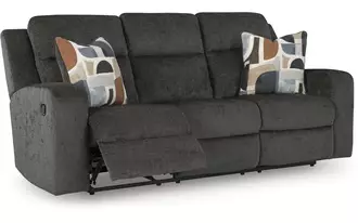 Ashley kanlow reclining sofa in dusk