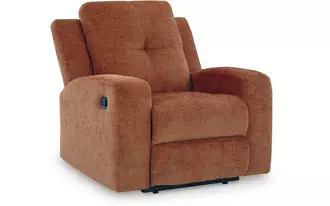 Ashley danum zero wall recliner in spice