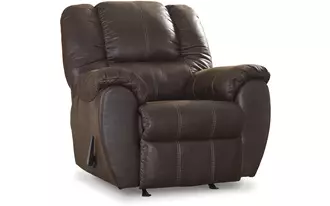 Ashley fitchner rocker recliner in walnut