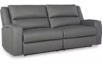 Ashley brixworth 2 seat reclining sofa in slate