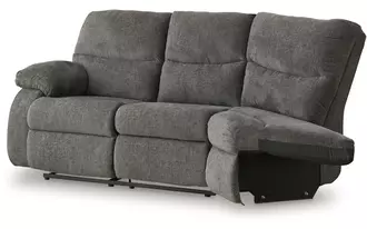Ashley museum laf reclining loveseat in pewter