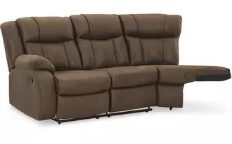 Ashley trail boys laf reclining loveseat in walnut