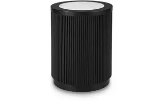 Ashley grayman round end table in black