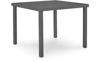 Ashley rocky creek square dining table w/umb opt in blue/gray