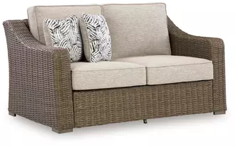 Ashley laguna heights loveseat w/cushion in beige