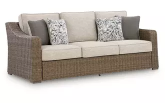 Ashley laguna heights sofa with cushion in beige