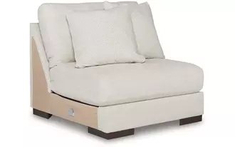Ashley lyndeboro armless chair in natural