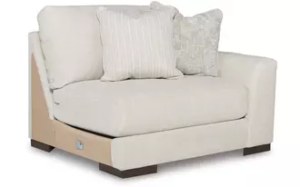 Ashley lyndeboro raf corner chair in natural