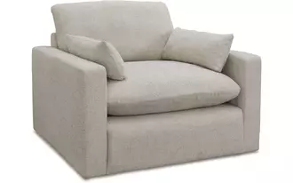 Ashley refined chair and a half in sand