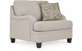 Ashley bralynn chair and a half in linen