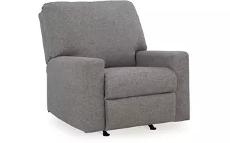 Ashley reydell rocker recliner in charcoal