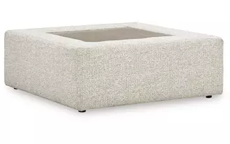 oversized accent ottoman ashbourne estate snowstone