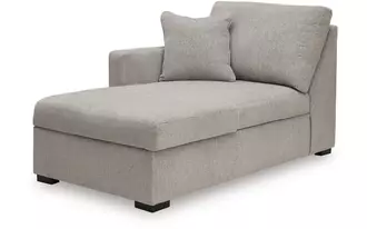 Ashley modmax luxe laf corner chaise in flint