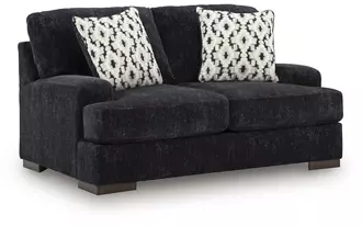 loveseat whitmore manor black pearl