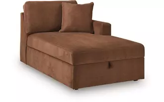 Ashley modmax raf corner chaise w/storage in spice