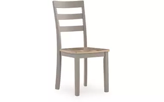 Ashley harperfeld dining room side chair (2/cn) in natural/gray