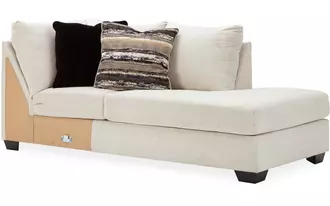 Ashley cambri raf corner chaise in snow