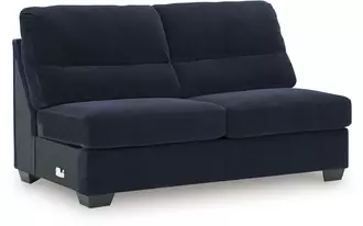 Ashley simplejoy armless loveseat in navy