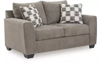 Ashley loreo loveseat in truffle