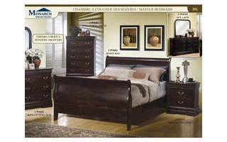 DARK WALNUT WALL MIRROR 
 PG351 I5943M I5943M MONARCH SPECIALTIES