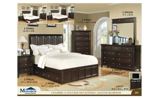 CAPPUCCINO FRAMED MIRROR 
 PG356 I5993M I5993M MONARCH SPECIALTIES