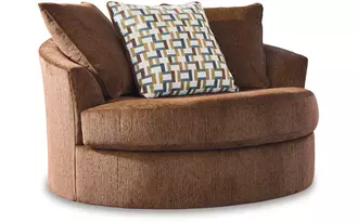 Ashley  oversized swivel accent chair in 