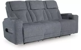 pwr rec sofa with adj headrest  